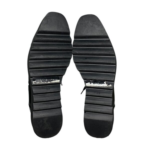 JESSICA BUURMAN Super Tall Platform Vegan Leather Oxfords - Picture 8 of 8
